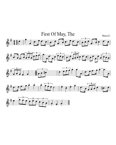 First Of May, The preview