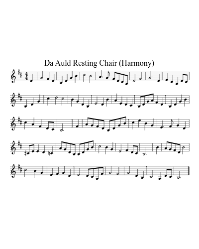 Da Auld Resting Chair (Harmony) (Version 3)