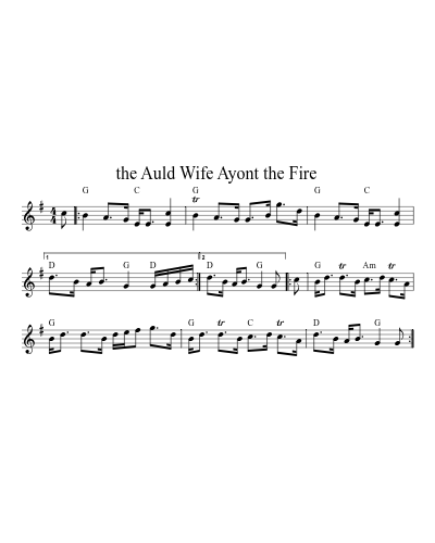 the Auld Wife Ayont the Fire