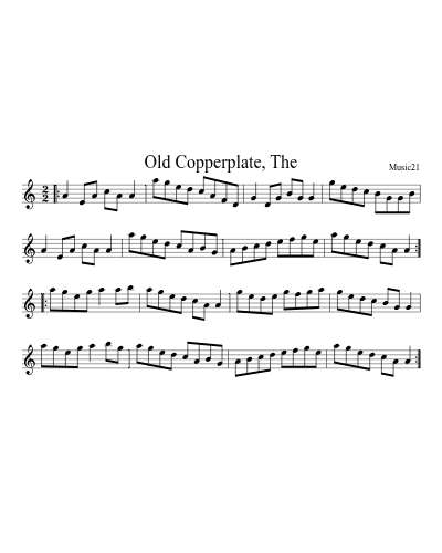 Old Copperplate, The
