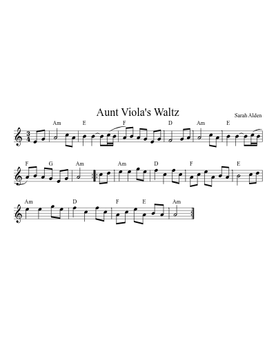 Aunt Viola's Waltz