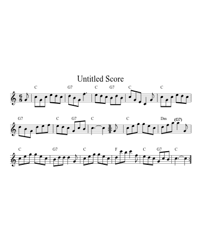 Aurettis Dutch Skipper (Version 2) sheet music preview