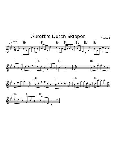 Auretti's Dutch Skipper