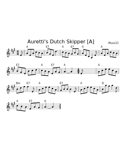 Auretti's Dutch Skipper   [A] (Version 2)