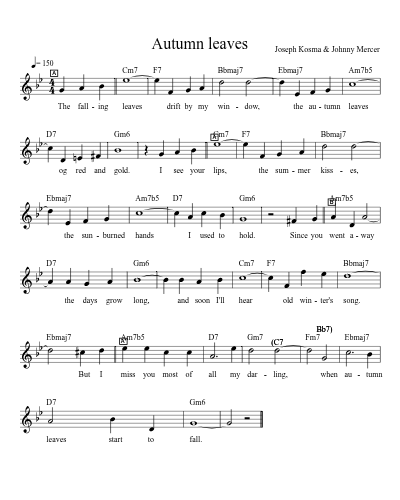 Autumn Leaves (Version 2)