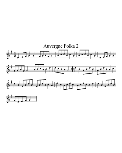 Auvergne Polka 2 (Version 2) preview