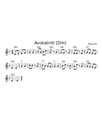 Avokatrilli  [Dm] (Version 2)