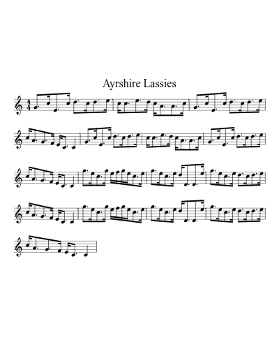 Ayrshire Lassies (Version 2)