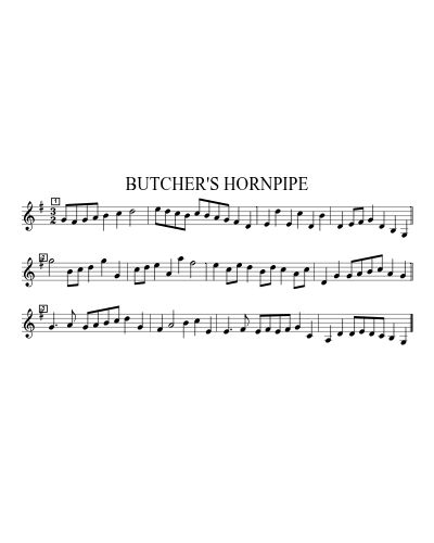 BUTCHER'S HORNPIPE