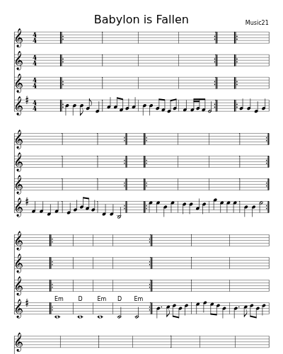 Babylon is fallen (Version 2)