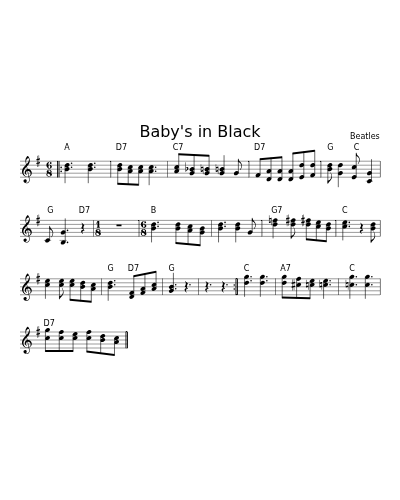 Baby's in Black (Version 3)