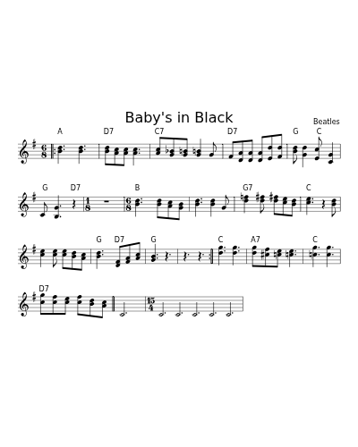 Baby's in Black (Version 4)
