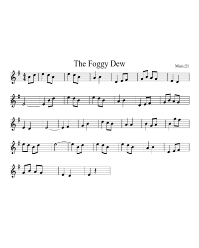 The Foggy Dew preview