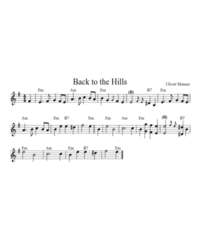 Back to the Hills (Version 3)