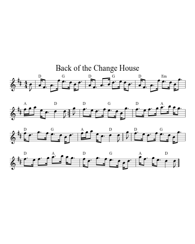 Back Of The Change House (Version 4) preview