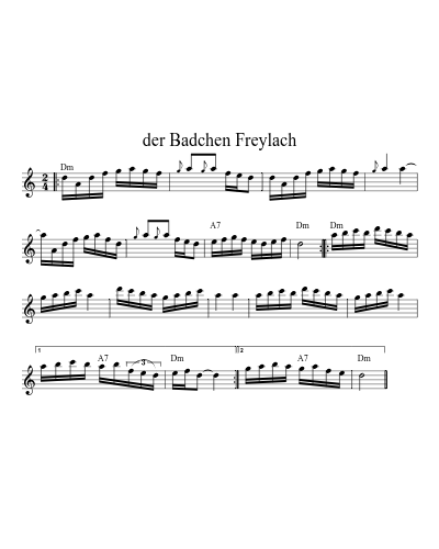 der Badchen Freylach preview