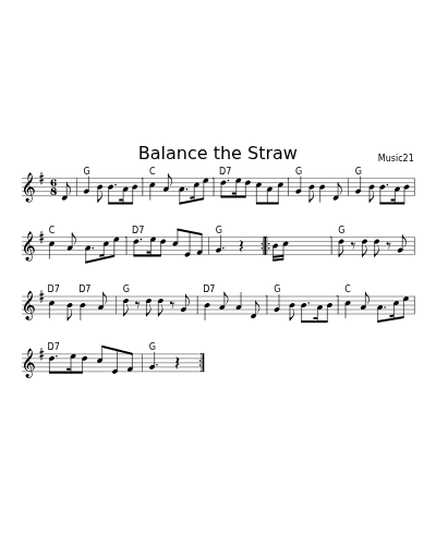 Balance the Straw
