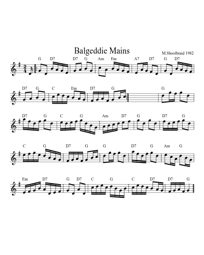 Balgeddie Mains (Version 2)