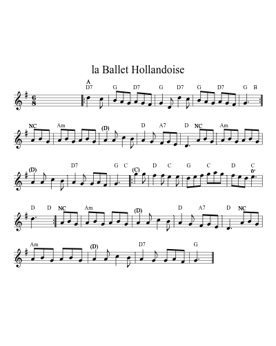 la Ballet Hollandoise (Version 2)