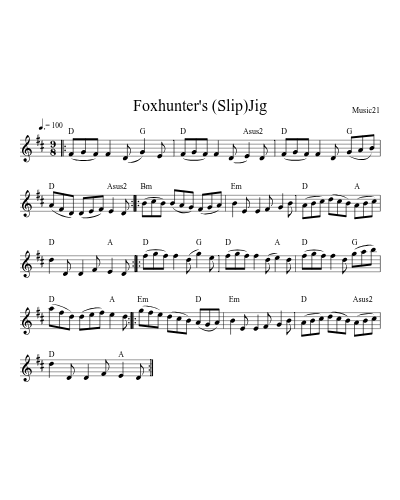 Foxhunter's (Slip)Jig