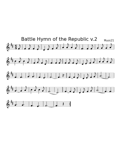 Battle Hymn of the Republic  v.2