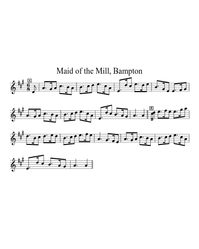 Maid of the Mill, Bampton