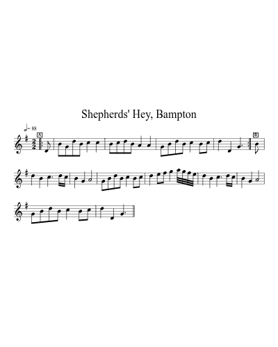 Shepherds' Hey, Bampton