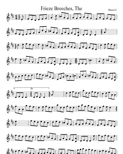 Frieze Breeches, The preview