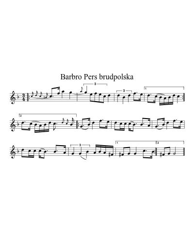 Barbro Pers brudpolska