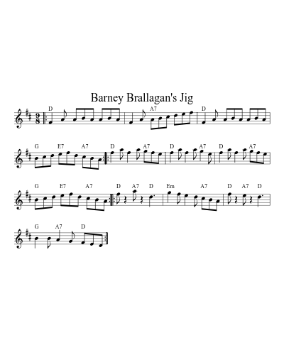 Barney Brallagan's Jig (Version 2)