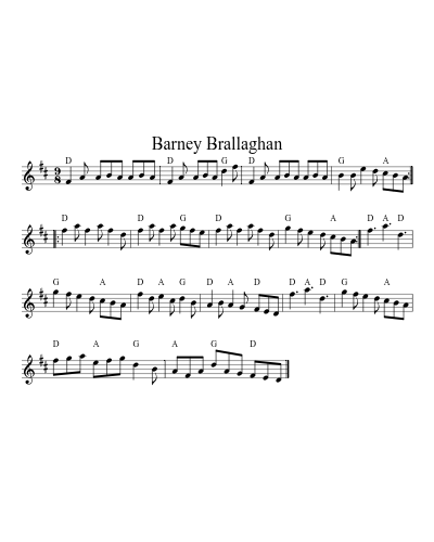 Barney Brallaghan (Version 4)
