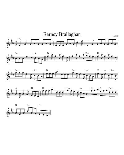 Barney Brallaghan (Version 5)