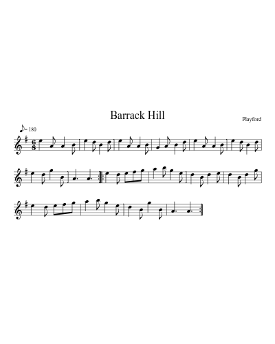 Barrack Hill (Version 2)