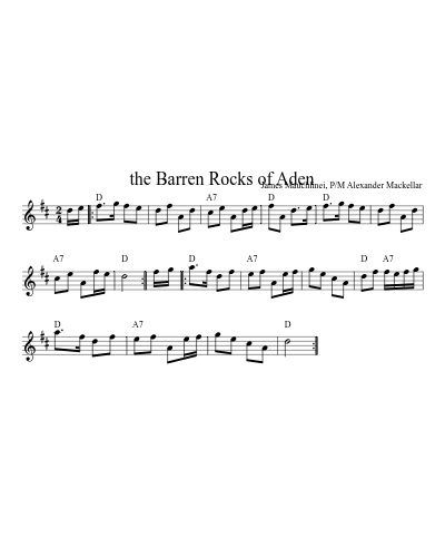 the Barren Rocks of Aden