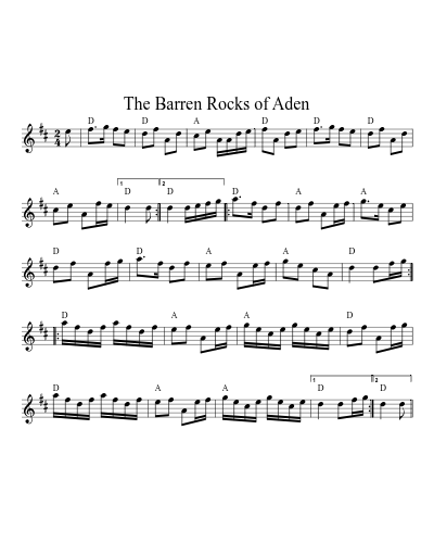 the Barren Rocks of Aden (Version 3)
