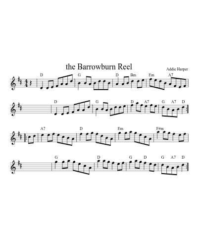 The Barrowburn reel (Version 3)