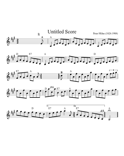 Batchelders Sheehans Red Haired Big John set F G A 32 16 (Version 4) sheet music preview