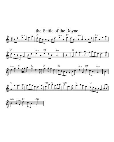 the Battle of the Boyne