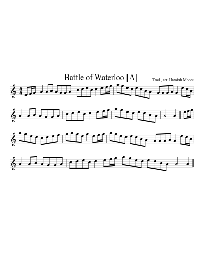 Battle of Waterloo  [A] (Version 3)