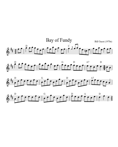 Bay of Fundy (Version 2) preview