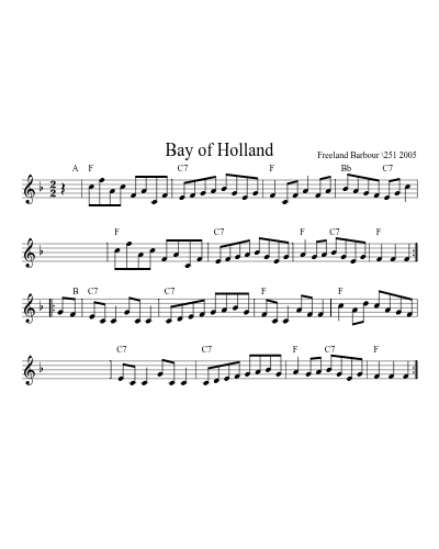 Bay of Holland (Version 2)