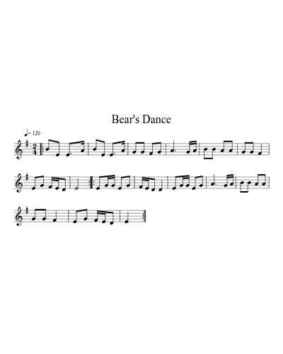 Bear's Dance (Version 2)