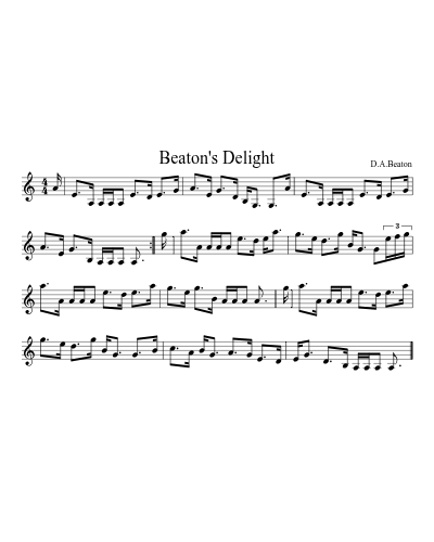 Beaton's Delight (Version 2)