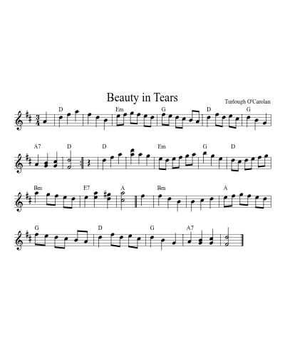 Beauty in Tears (Version 5)