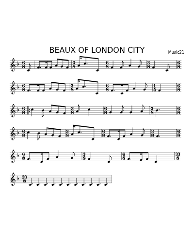 Beaux of London City (Version 2)