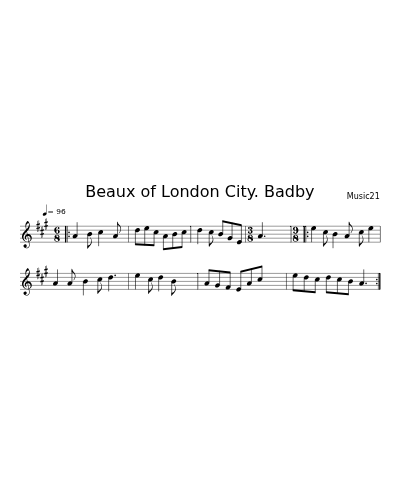 Beaux of London City. Badby