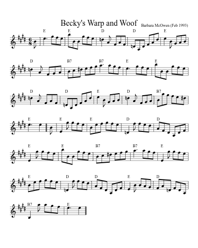 Becky's Warp and Woof (Version 2)