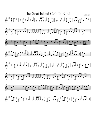 The Goat Island Ceilidh Band