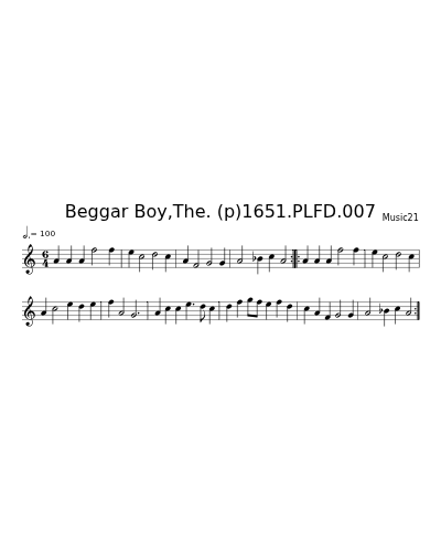 Beggar Boy,The. (p)1651.PLFD.007