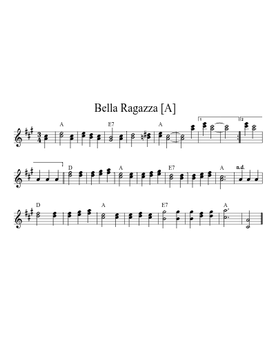 Bella Ragazza   [A] preview